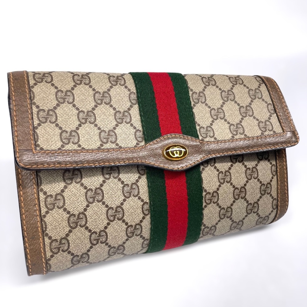 🔴SOLD🔴Gucci Supreme GG Monogram Clutch - Picture 16 of 17